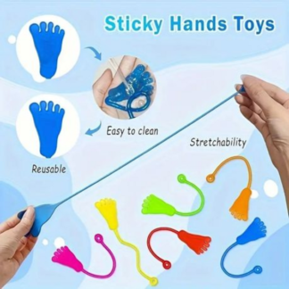 Stretchy Feet Party Favour Pack for Endless Fun! School Classroom or Gifts - 1 Pack