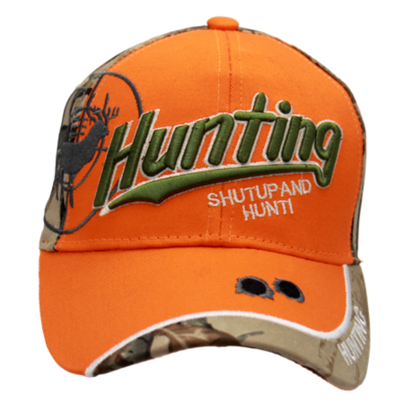 Wolfhound - Hunt in Style with the ShutUp and Hunt - Orange Baseball Cap - Image 3