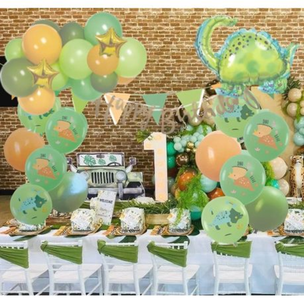 Dino Party Decorations: 36 Pieces of Prehistoric Fun! - Image 3