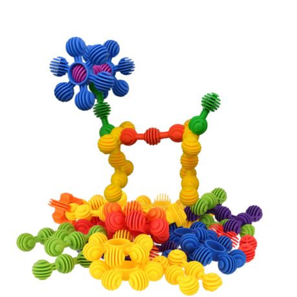 70 Piece Interlocking STEM Sunflower Building and Construction Block Toys