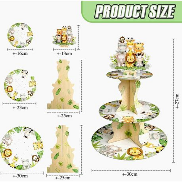Bring the Jungle to Your Dessert Table: Fun and Functional Cupcake Stands