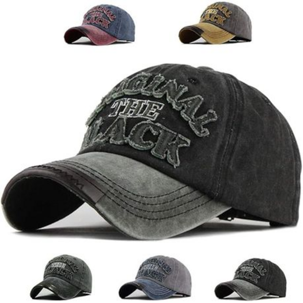 Black - Step Up Your Style with the Washed Classic Vintage Retro Baseball Cap! - Image 10