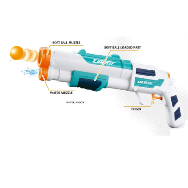 Clarion Fierce UP - Dual Function 2 in 1 water gun and soft dart gun - Image 2
