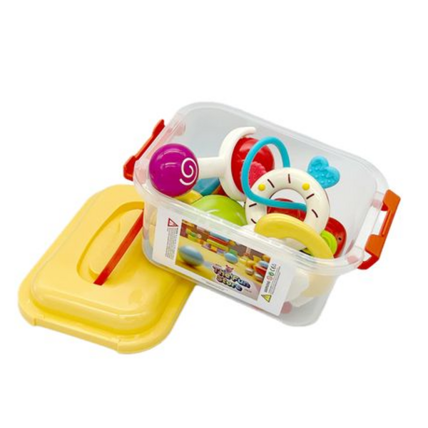 Soothe Sore Gums & Stimulate Senses, Our Soft, BPA-Free Rattle Teether Set - Image 3