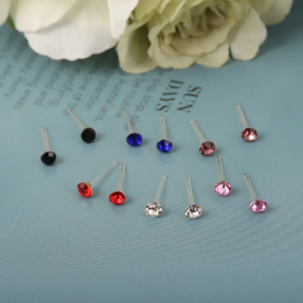 Unlock Your Style Potential with Our Multicolored Stud Earrings Collection! - Image 3