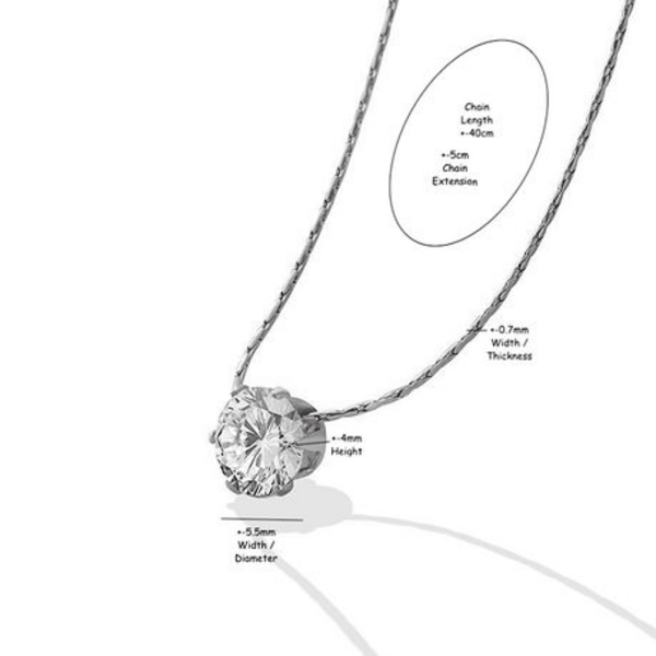 The Minimalist Magic of the Solitaire Zircon Pendant - Image 8