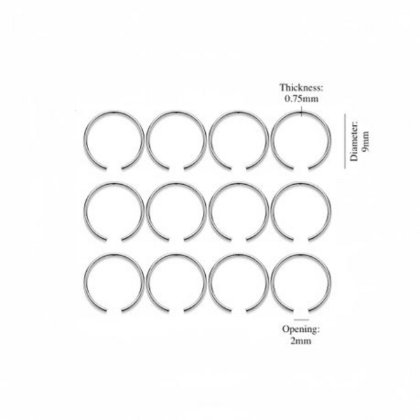 Elevate your style with simplicity and elegance nose ring - Image 11