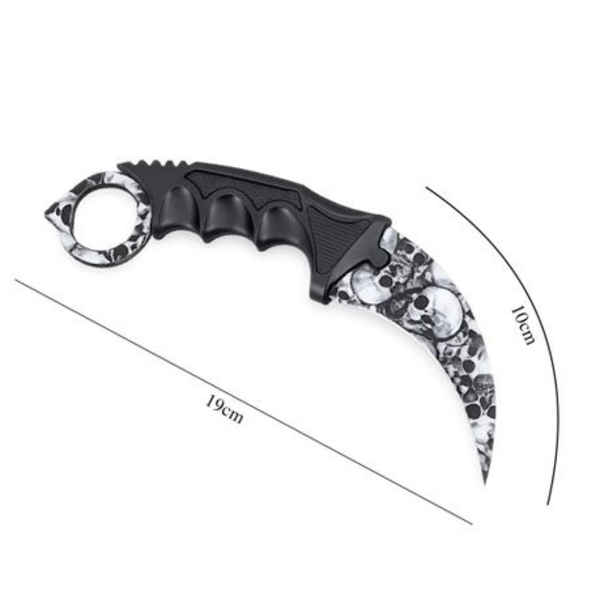 Unleash Your Inner Warrior with our Karambit Tiger Claw Skeli Curved Knife