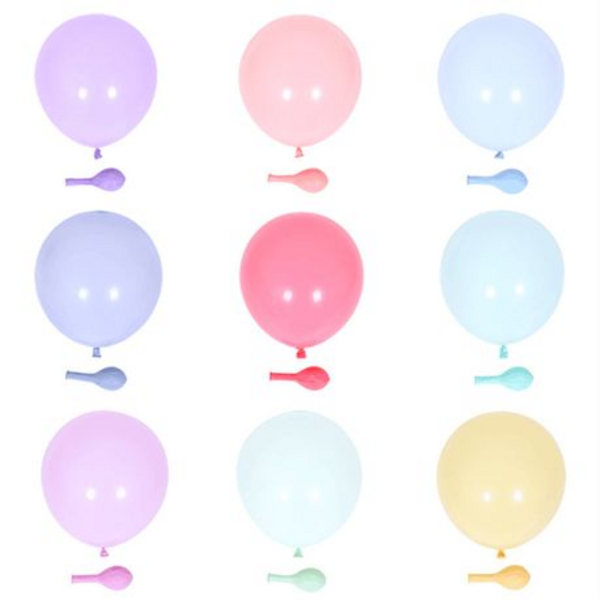 Pastel Colored Balloons Pack with Sticks and Holders for Party Decor - 20 Piece - Image 5