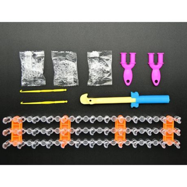 Loom Band Starter Kit - Create Endless Designs 22 Assorted Color Bands