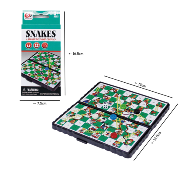 Double the Games, Double the Fun: Travel Chess and Snake & Ladders Combo! - Image 2