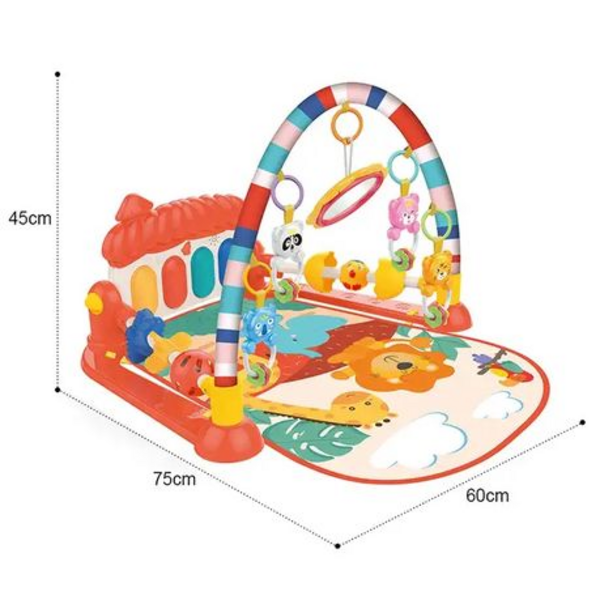 Multifunction Baby Piano Fitness Gym Play Mat Musical Activity Center Rack - Image 6