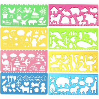Stencil Spectacular: 20 Colorful Designs for Endless Creation Fun!