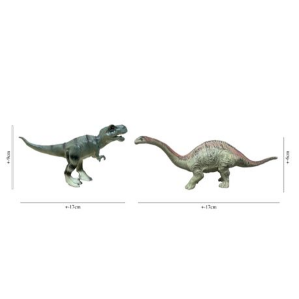 The Fun Store Roar into Imagination: 6-Piece Dinosaur Figurine Set for Kids