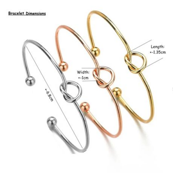 Love is in the Loop and on Your Wrist - The Love Knot Bangle & Ring Set! - Image 9