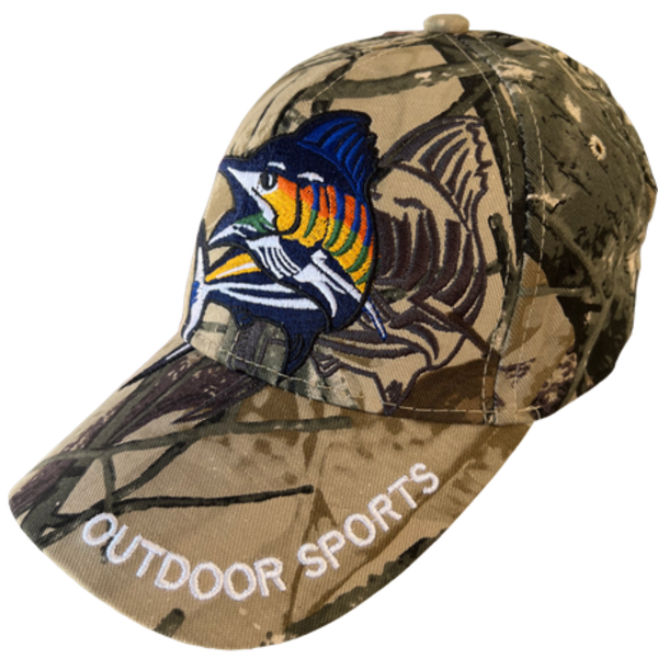 Marlon's Adventure Baseball Cap - Dive into the Wild in Dive -Navy or Camo - Green Kharki & Brown Ca