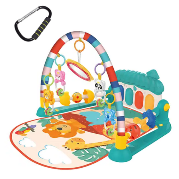Multifunction Baby Piano Fitness Gym Play Mat Musical Activity Center Rack