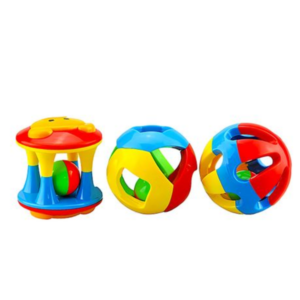 Rattle Your Way to Fun: The Ultimate Sensory Trio!