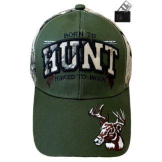 WildStyle: Born to Hunt, Not Play Baseball or Golf, Camo Cap!