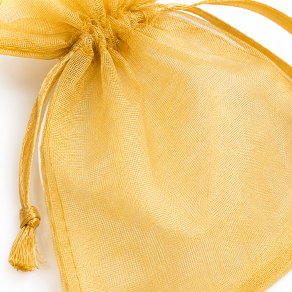 100 Organza 13cm x 18cm Bags in White, Black, Gold, Silver, Black and Red - Image 21
