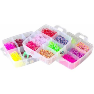 Become a Band-tastic Braider: 3-Tier Loom Rainbow Rubber Band Jewellery Kit - 1 Pack