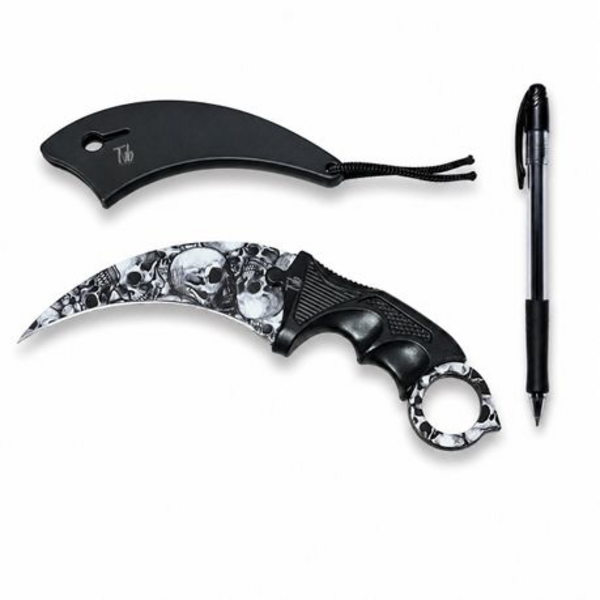 Unleash Your Inner Warrior with our Karambit Tiger Claw Skeli Curved Knife