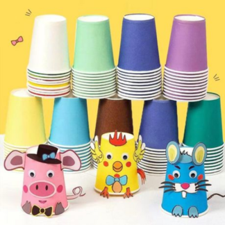Colorful Celebrations: 60-Piece Party Pack Paper Cups