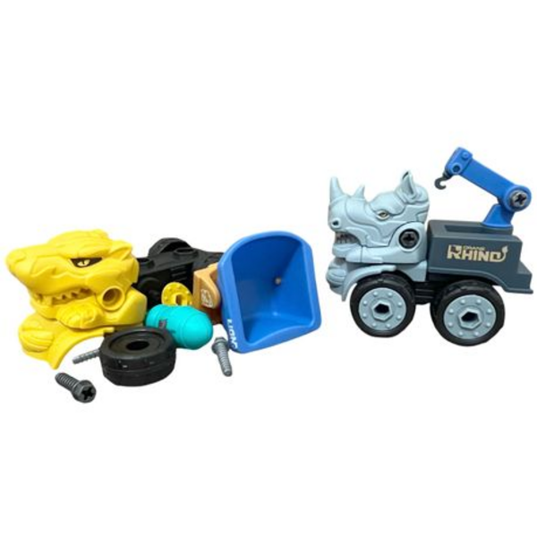 Roar into Action: Wild Animal Vehicle Figurines for Kids to Build and Play - Image 3