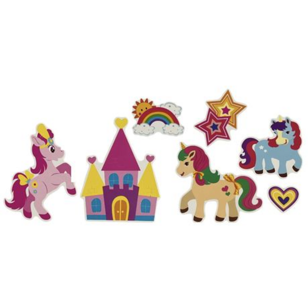 3D Foam Stickers Set - Unicorns, Mermaids, and Summer Fun - Image 9