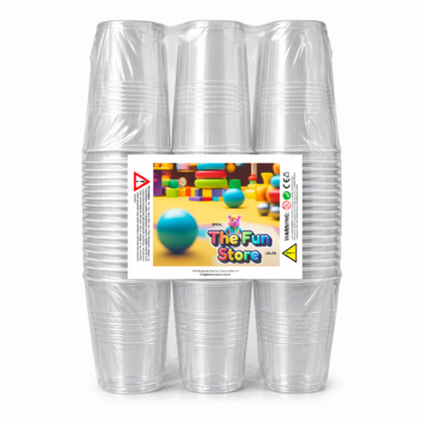 50 Disposable Party Cups - 470ml / 16oz Sturdy Plastic Drinking Cups - Image 9