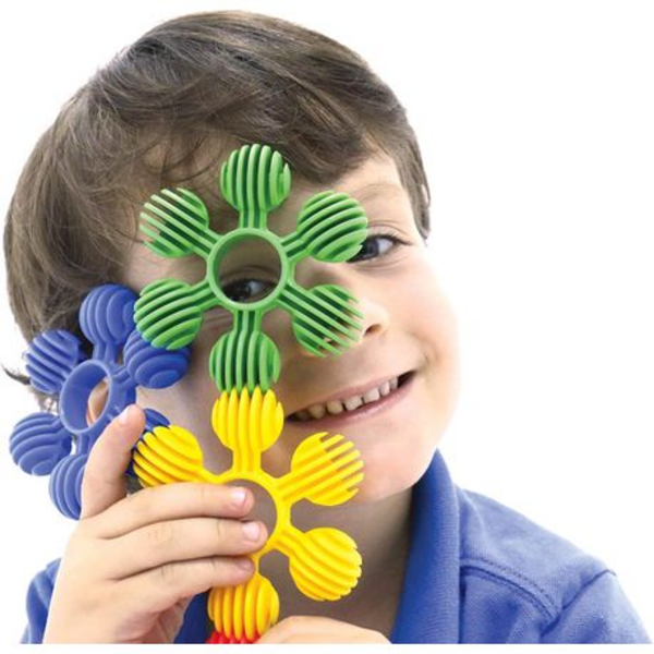 70 Piece Interlocking STEM Sunflower Building and Construction Block Toys