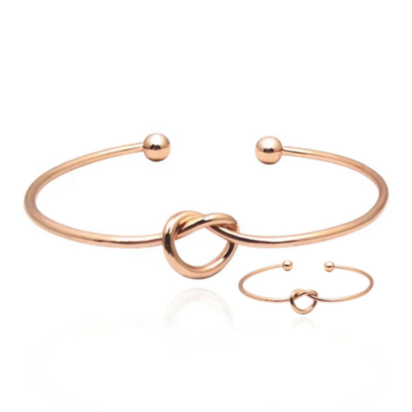 Love is in the Loop and on Your Wrist - The Love Knot Bangle & Ring Set! - Image 8