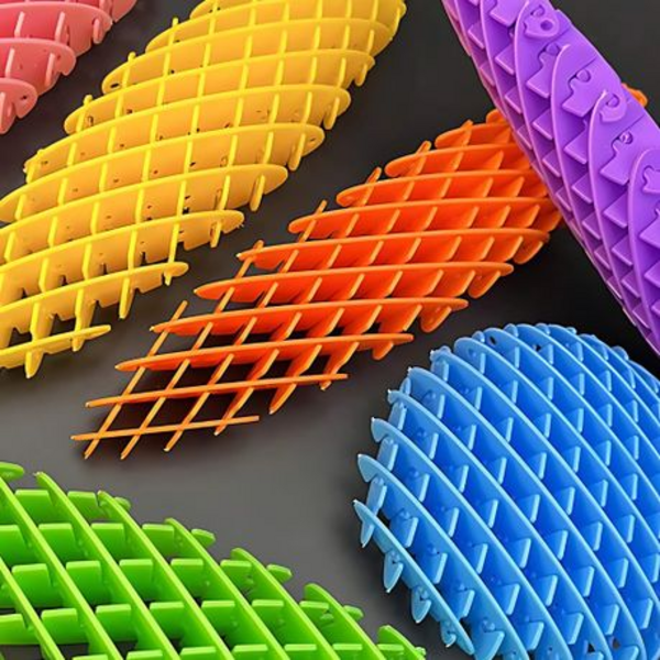 Fidget, Focus, and Relax with Our Set of 6 Transforming Honey Comb Fidget - Image 2