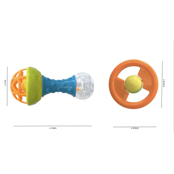 The Sensory Symphony Rattles for Cuties (0m+)