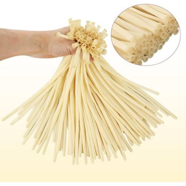 200-Count Long Latex Modeling Balloon Kit- White & Natural Hand Pump