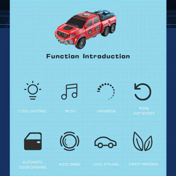 Rotating Stunt Pickup Truck Electric Off-Road Vehicle Music Lights Car - Image 13