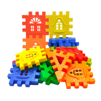 Build Your Dream House (Without the Mortgage!) - Interlocking Square Blocks