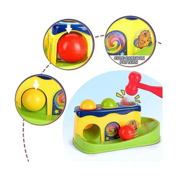 Hammer Time! - Classic Educational Hammer Ball Toy for Babies & Toddlers
