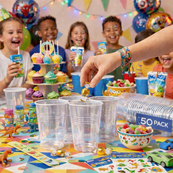 50 Disposable Party Cups - 470ml / 16oz Sturdy Plastic Drinking Cups - Image 12