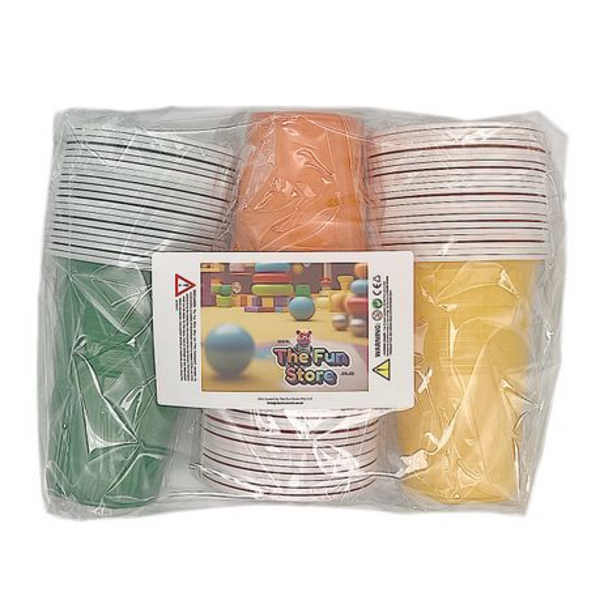 Celebrate in Style with Our 60-Piece Multi-Coloured Party Cups!