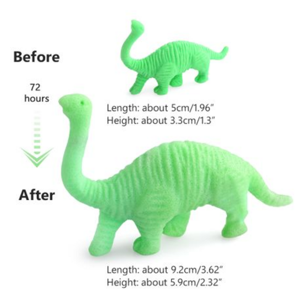 Hatch & Grow Dinosaurs - 20-Pack Water Growing Dinosaur