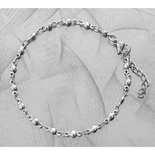Shimmer and Shine: The Bead and Link Silver Bracelet
