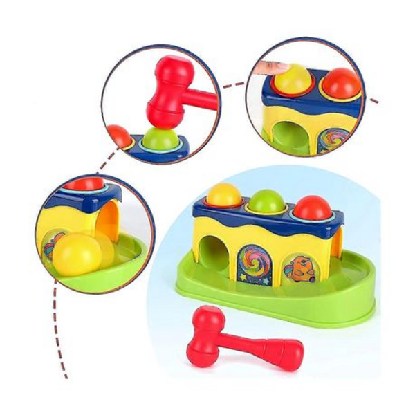 Hammer Time! - Classic Educational Hammer Ball Toy for Babies & Toddlers