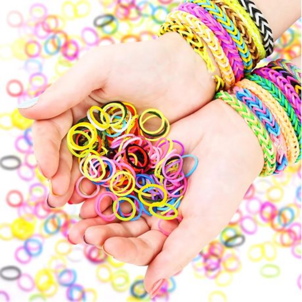 Loom Band Starter Kit - Create Endless Designs 22 Assorted Color Bands