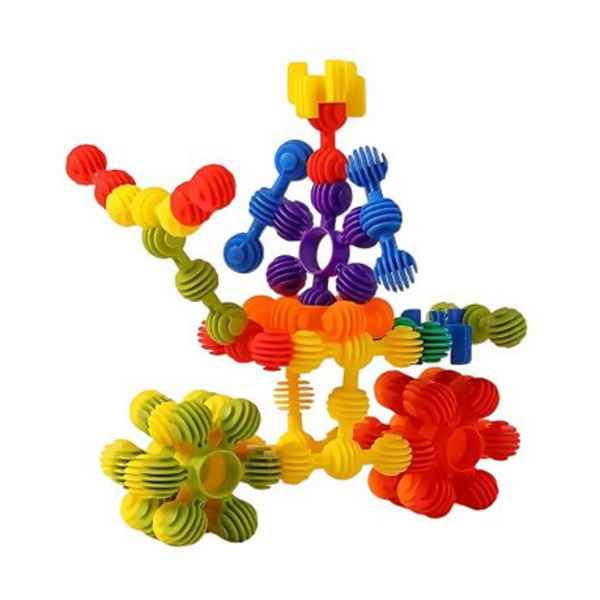 70 Piece Interlocking STEM Sunflower Building and Construction Block Toys