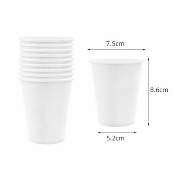 Disposable Party Set for 30 - White Paper Plates, Cups & Napkins Combo Pack - Image 30