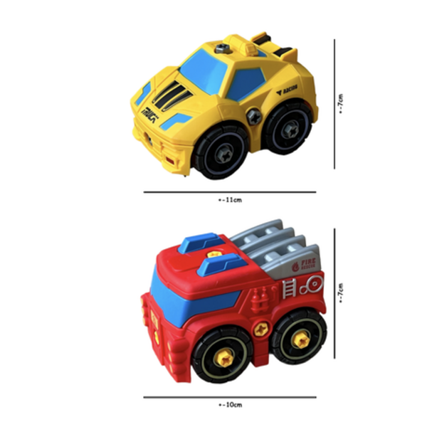 4 Take Apart - Disasemble STEM City Cars for Kids Toy Ages 4 5 6+ - Image 3