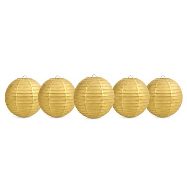 Chinese Paper Lanterns - 5 Pack - Large 40cm Round Hanging Lanterns - Image 31