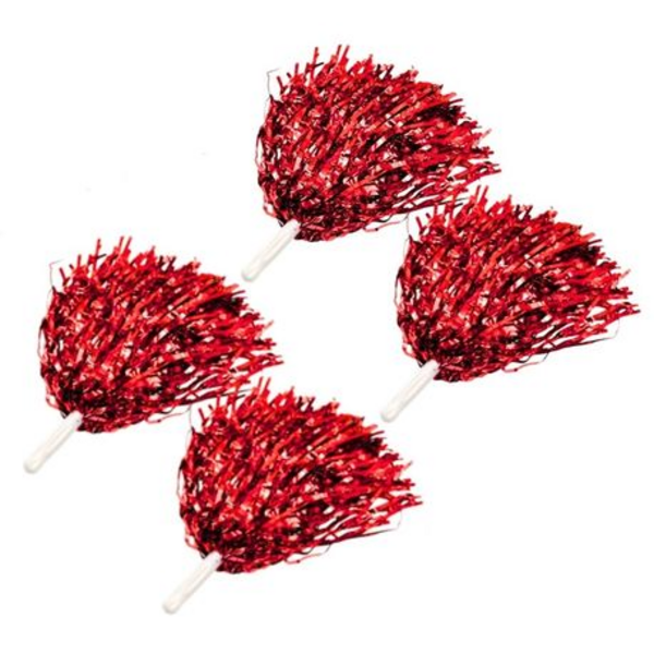 Sparkle in Every Shake Set of 2 Pom Poms - Vibrant Shine for Every Cheer - Image 19