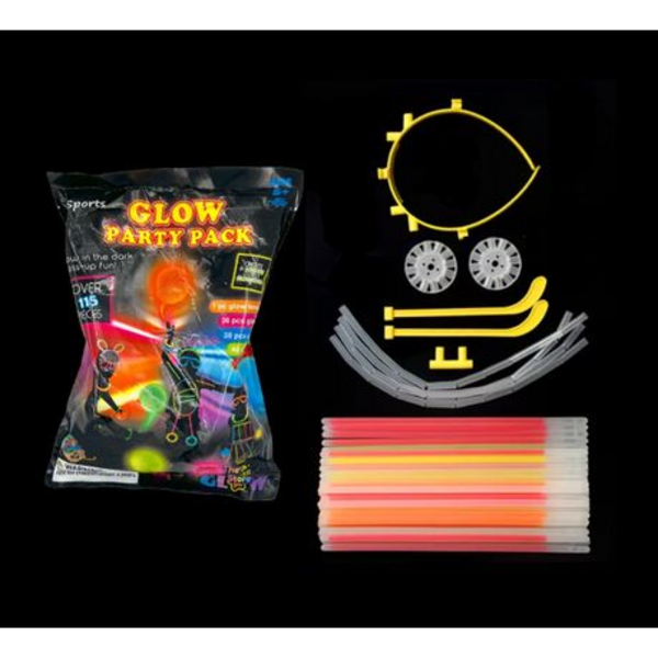 115-Piece Glow-in-the-Dark Party Sticks Pack - Image 4